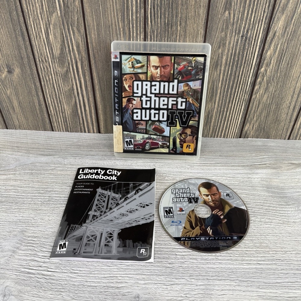 Grand Theft Auto IV (PlayStation 3, 2008)  Not Map Tested